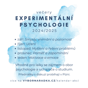 večery experimentální psychologie