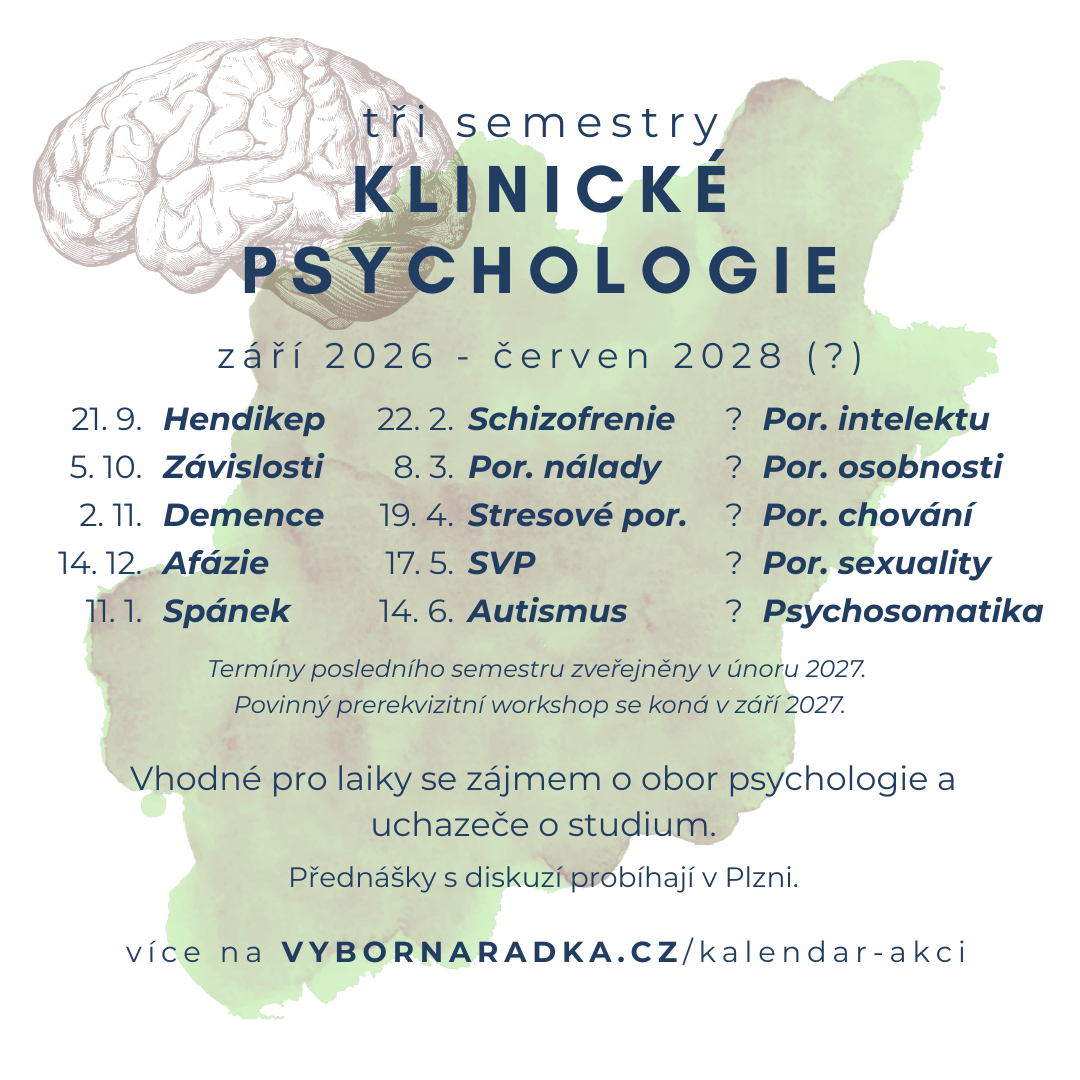 večery klinické psychologie
